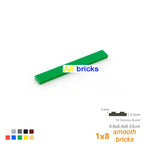 50PCS 1x8 Smooth Tiles Bulk Pack – view 21