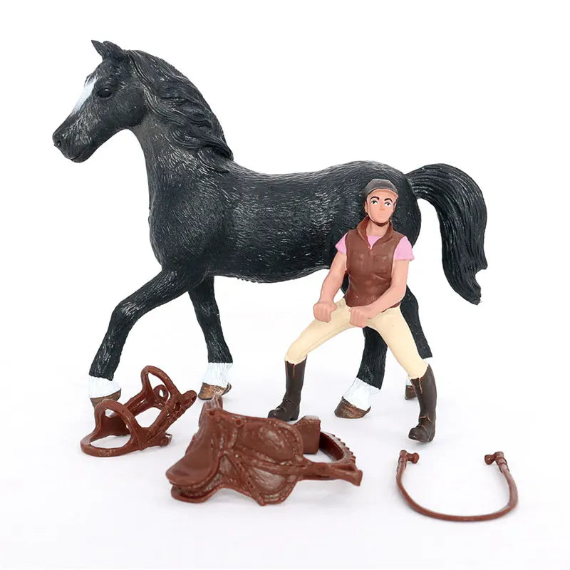 Realistic Horse & Rider Figurines – view 6