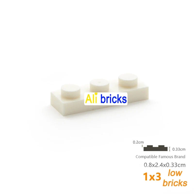 60PCS 1x3 Thin Building Plates – view 6