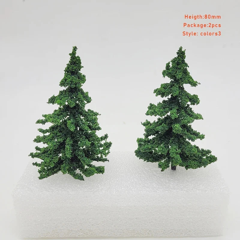HO Scale 1:87 Model Pine Trees (2PCS) – view 22