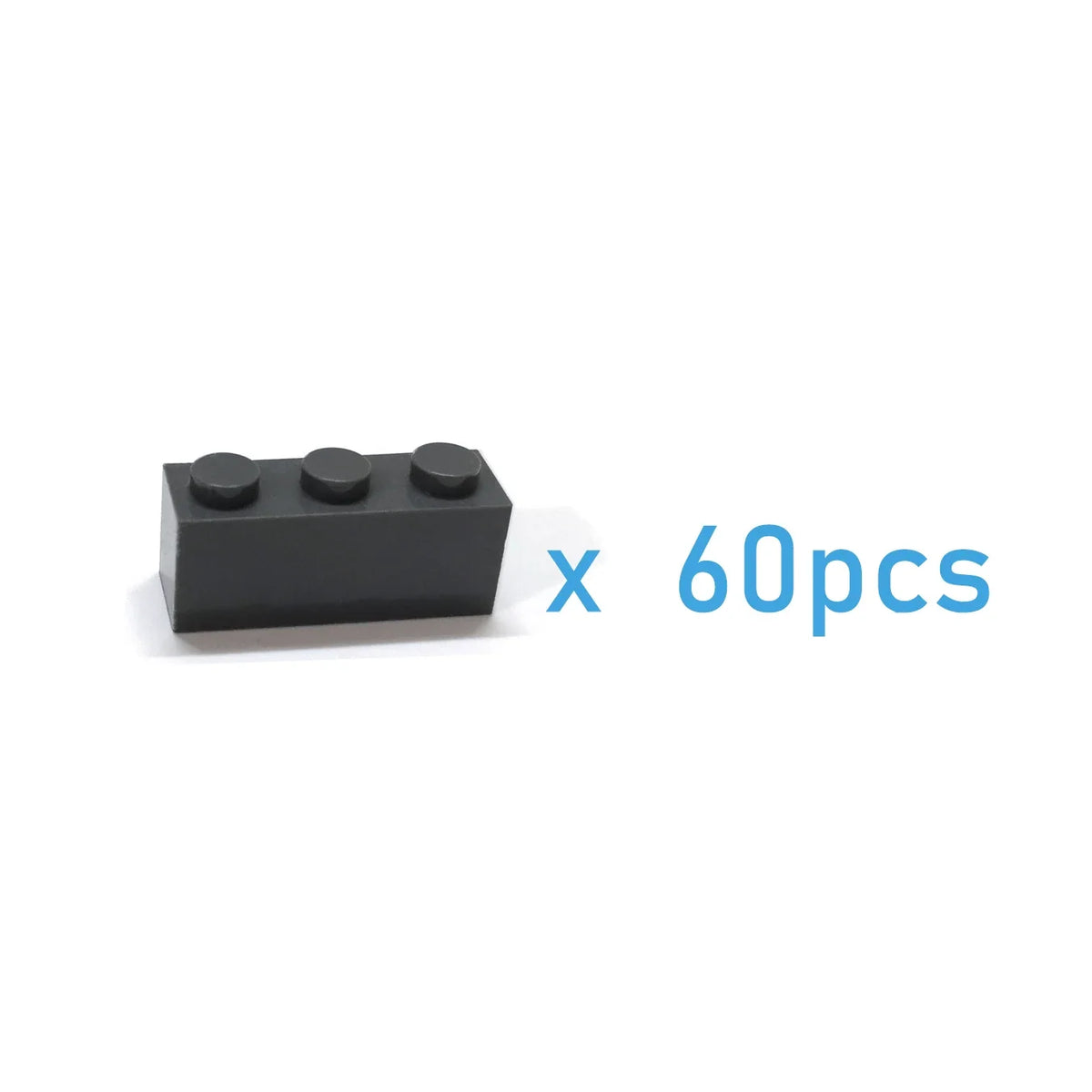 60PCS 1x3 Thick Building Bricks – view 2