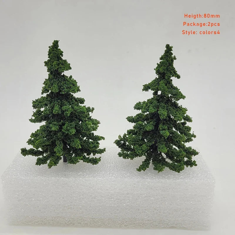 HO Scale 1:87 Model Pine Trees (2PCS) – view 10