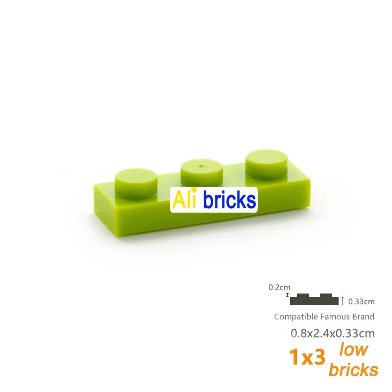 60PCS 1x3 Thin Building Plates – view 7