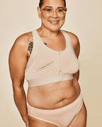 Hero Front-Closure Sports Bra in Buff – view 4