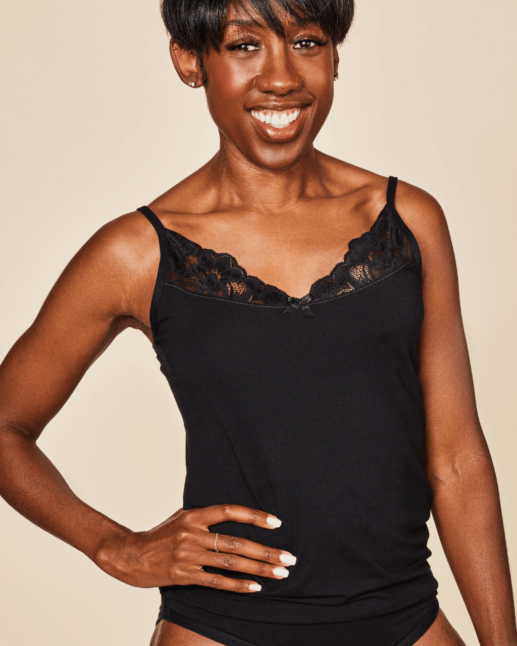 Luna Lace Cotton Cami
