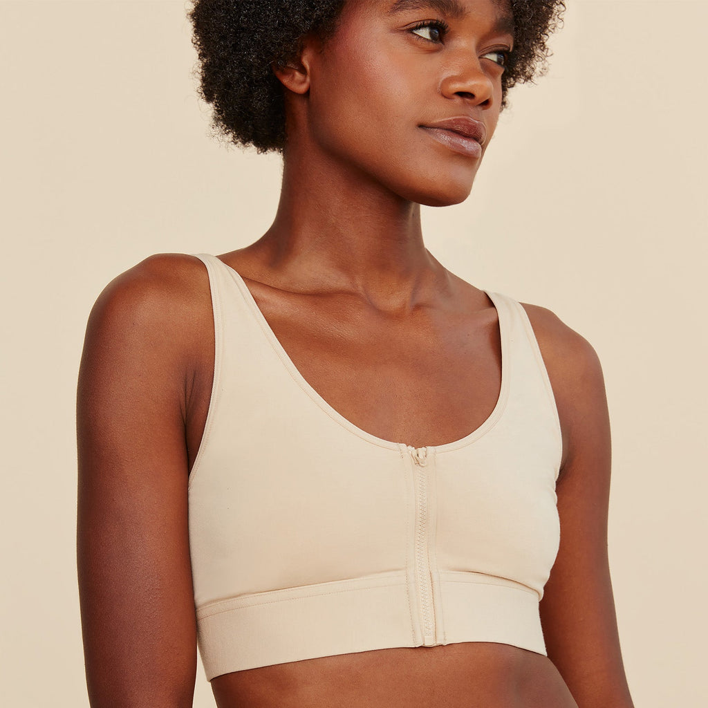 Wilderness Front-Closure Cotton Bralette – view 5