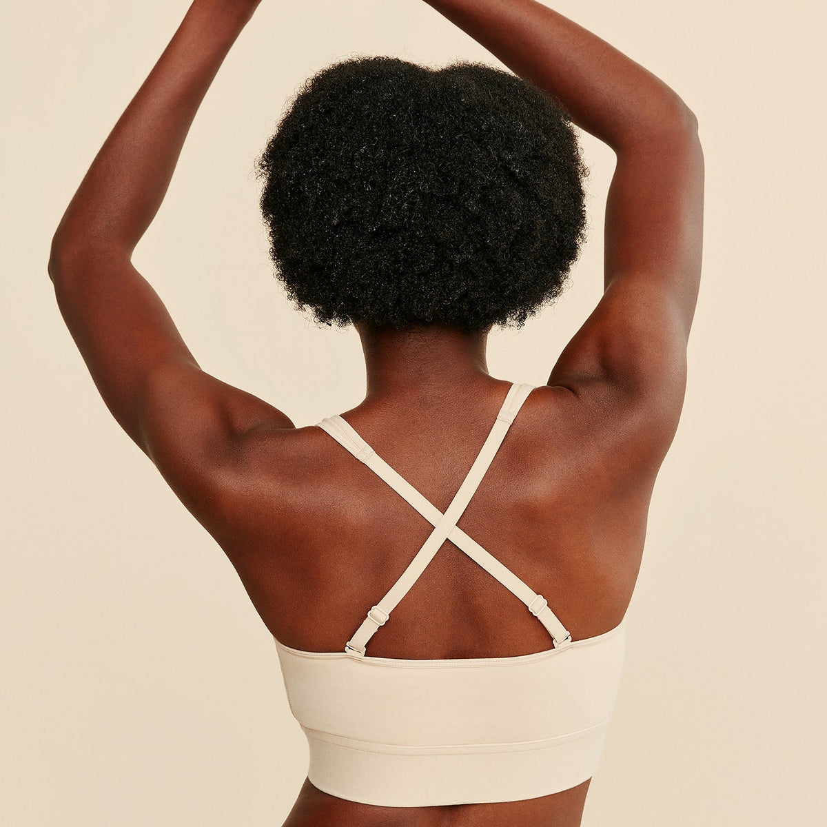 Wilderness Front-Closure Cotton Bralette – view 8