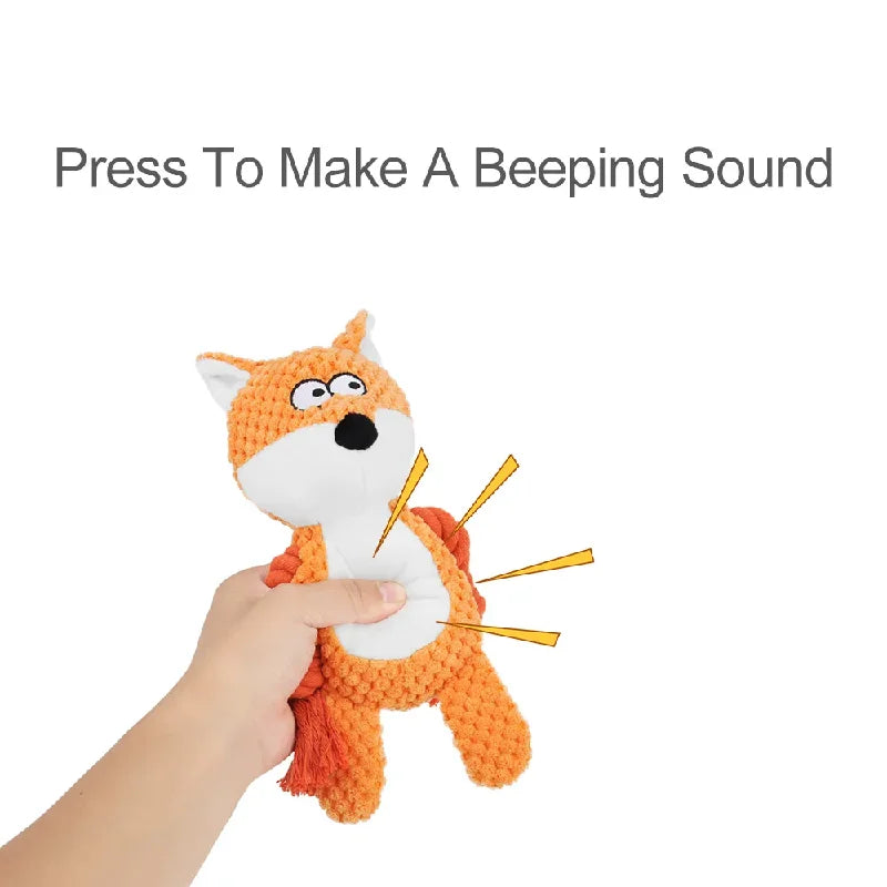 Cute Animal Rope Dog Toy – view 5