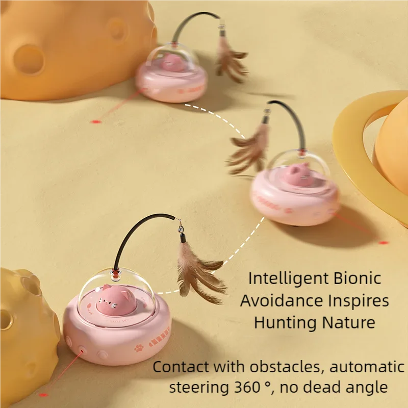 Automatic UFO Cat Teaser Toy – view 2