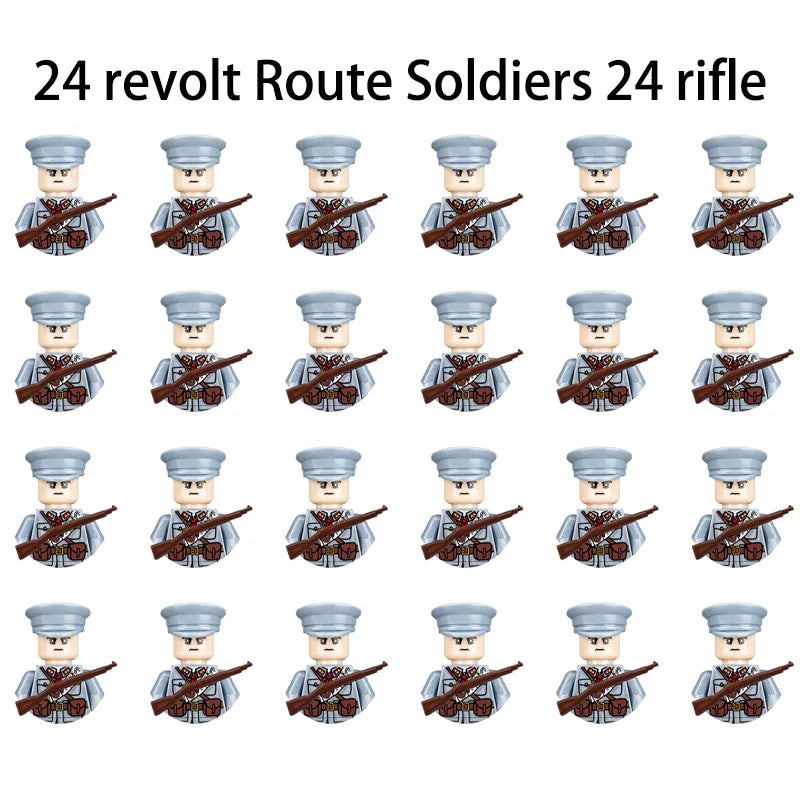 WWII Soldier Building Block Figures – view 7