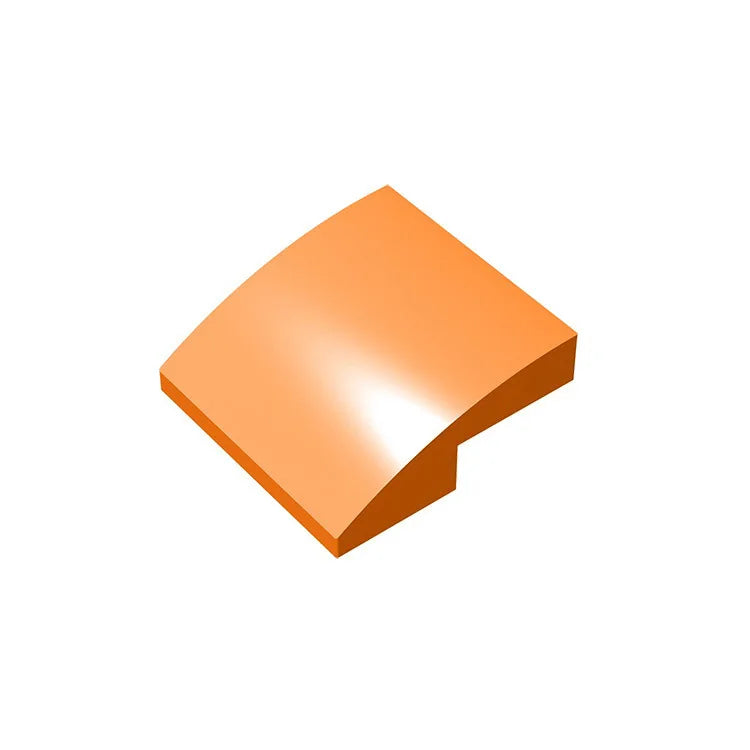 50PCS 2x2 Inverted Curved Slope Bricks – view 7