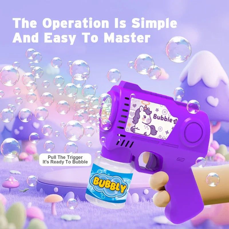 Automatic Cartoon Bubble Gun for Kids – view 4