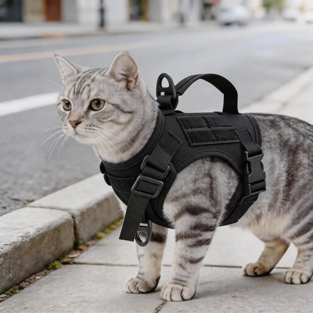 Tactical Cat Harness & Leash Set – view 5