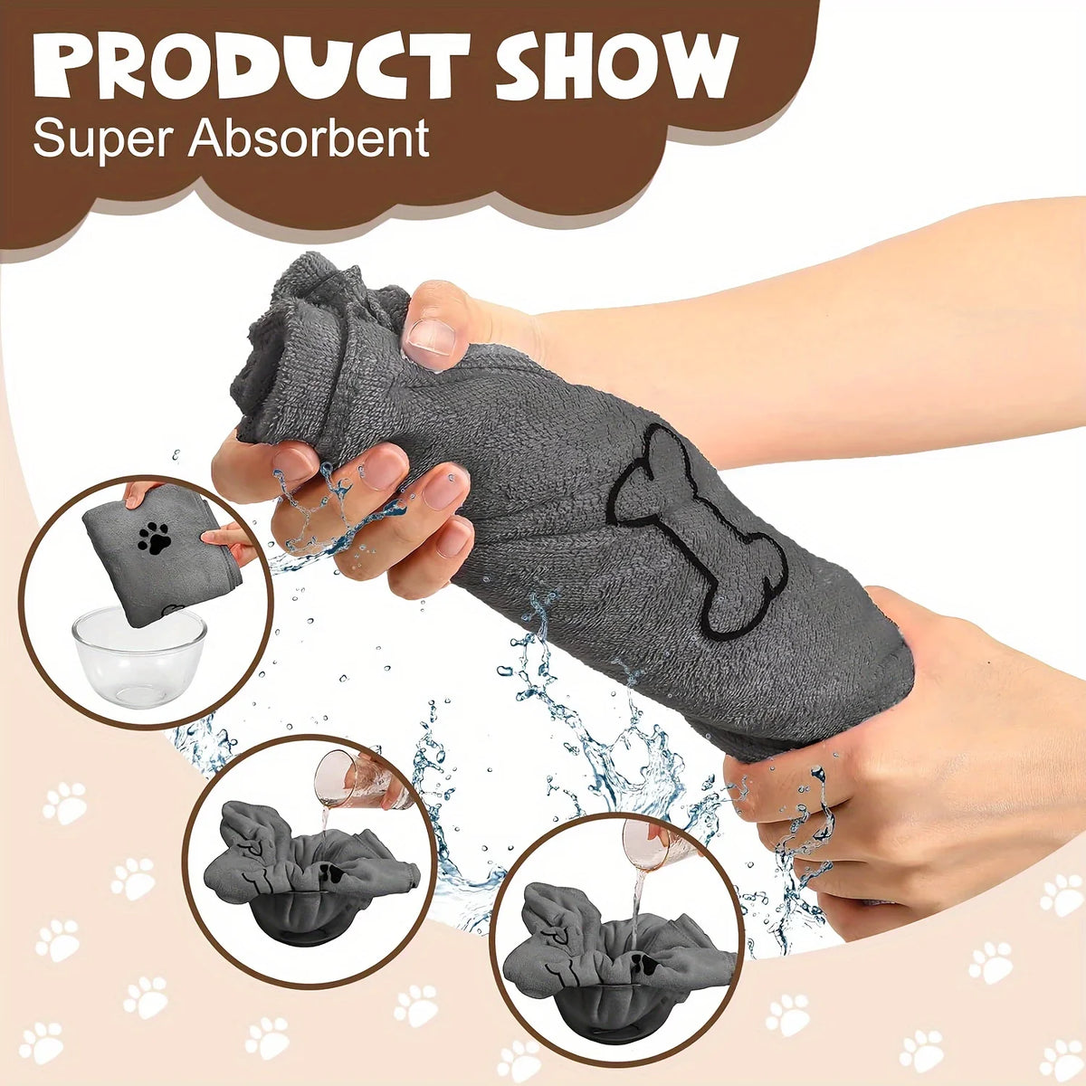 Quick-Drying Microfiber Dog Towel – view 4