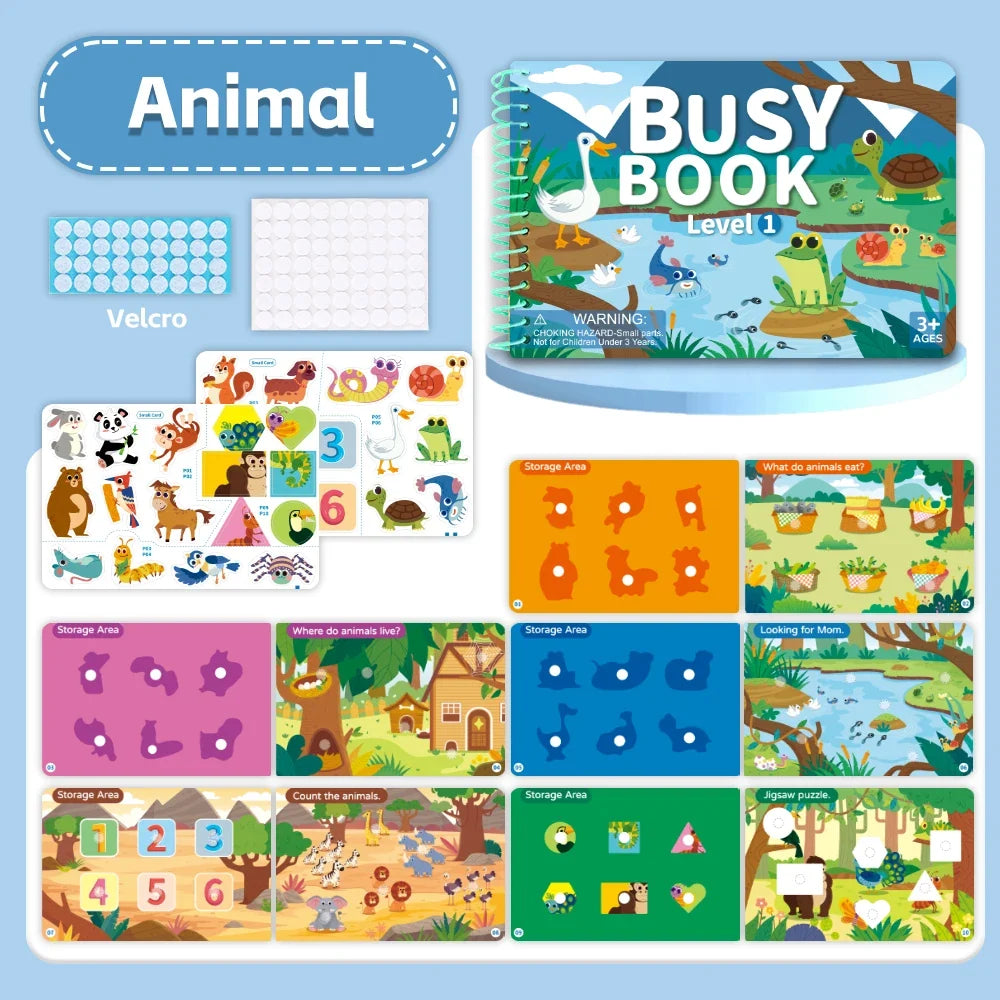 Reusable Sticker Busy Book for Kids – view 8