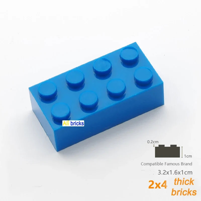 80PCS Classic 2x4 Building Bricks Bulk Set – view 12