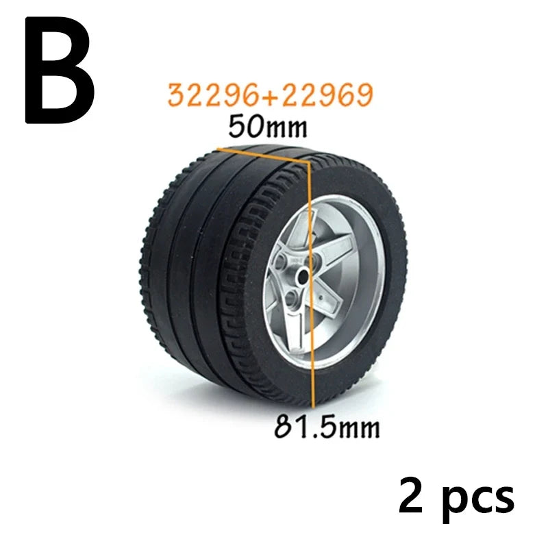 Technical Tires & Wheel Hubs Brick Parts – view 43