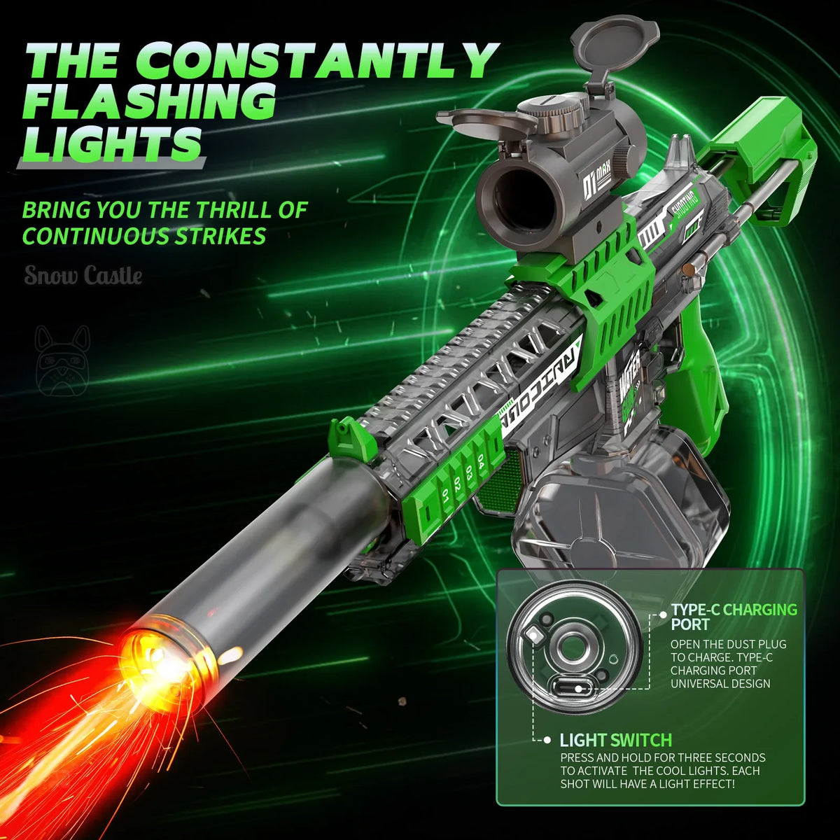 Auto-Refill Electric Water Blaster – view 4