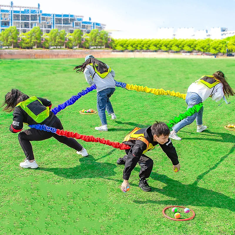 Team Running Rope Ring Group Game – view 2