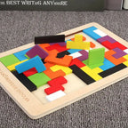 Wooden Logic Square Brain Teaser Puzzle – view 4