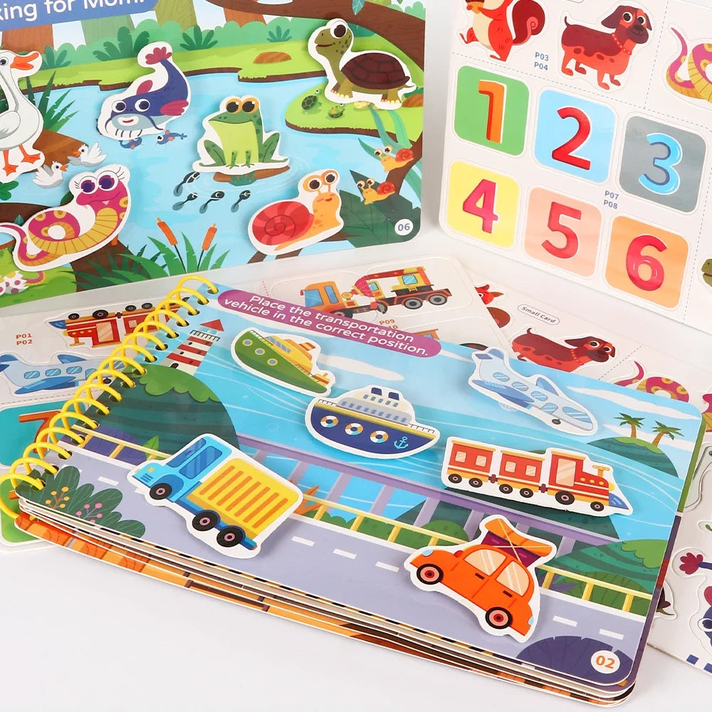 Reusable Sticker Busy Book for Kids – view 5