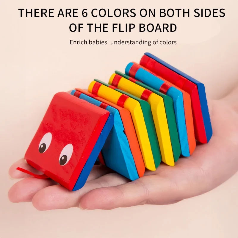 Wooden Flipping Color Illusion Blocks – view 3
