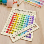 Wooden Multiplication Board Math Game – view 2