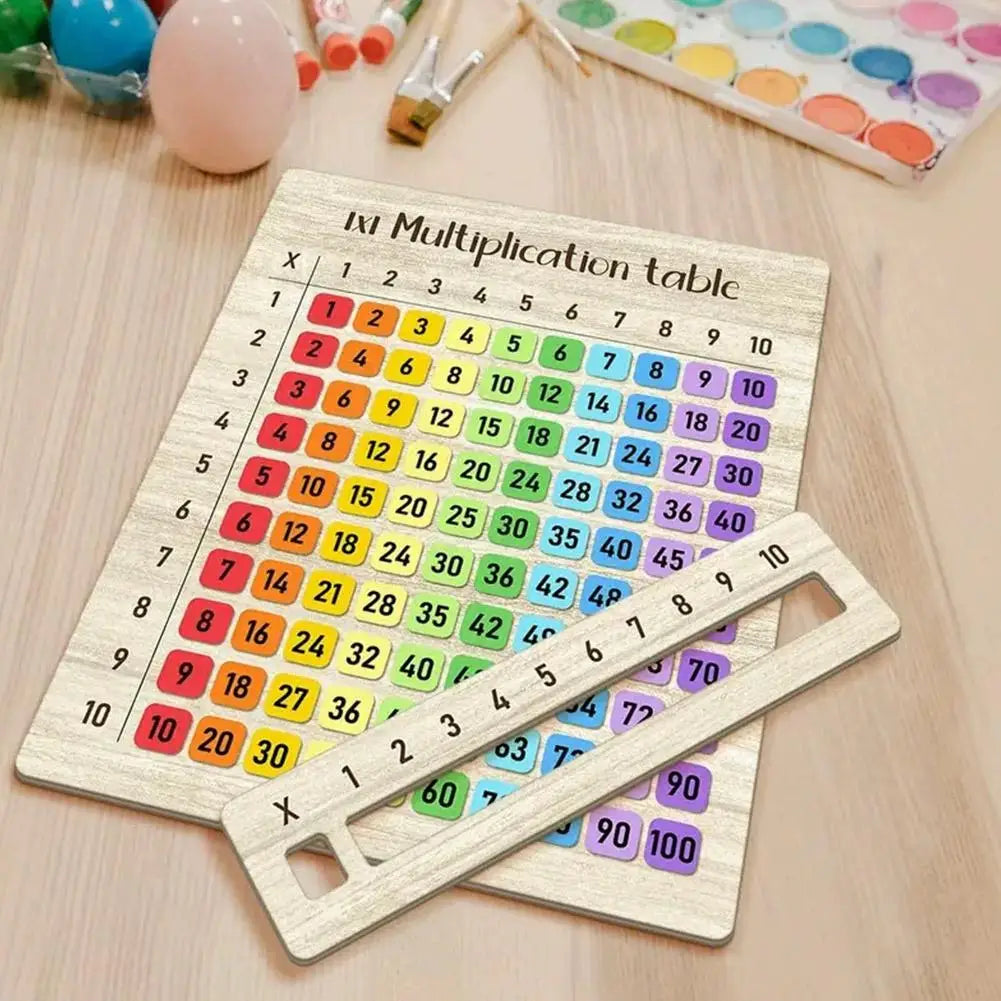 Wooden Multiplication Board Math Game – view 2