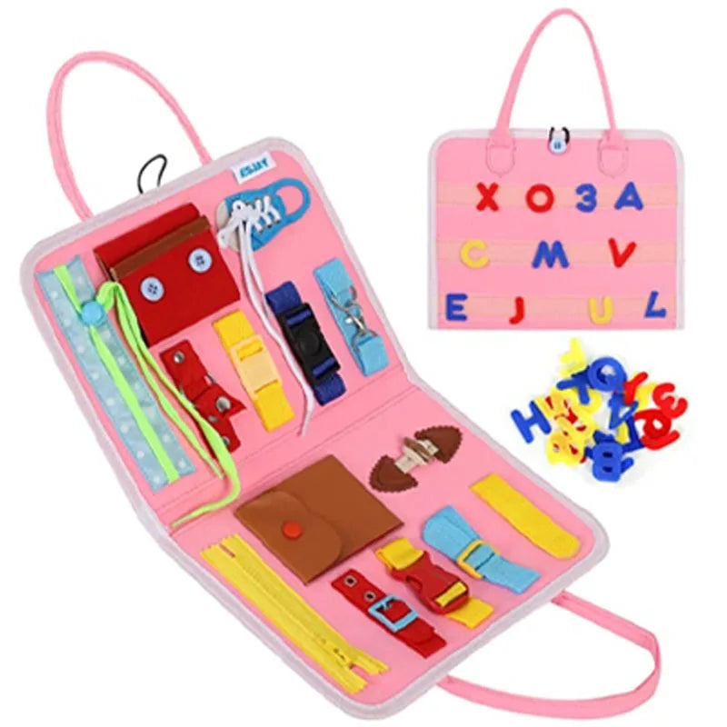 Foldable Montessori Busy Board for Toddlers – view 9
