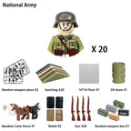 24PCS WWII Army Brick Figures – view 63