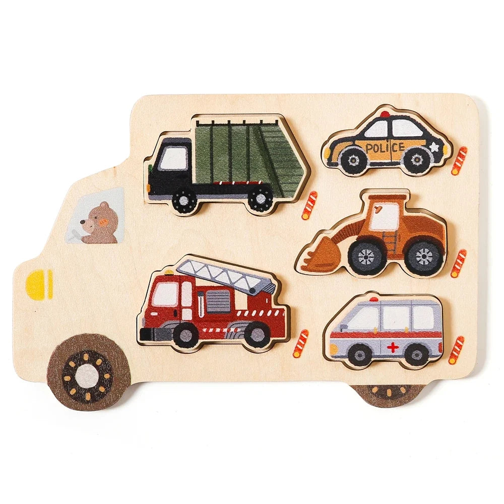 Montessori Wooden Animal Puzzle Board – view 9
