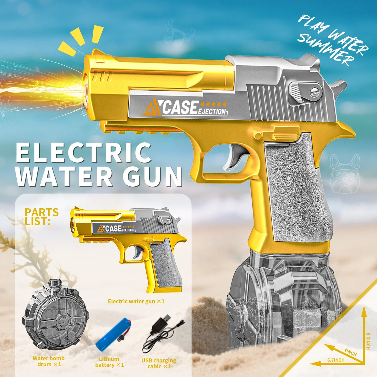 Electric LED Water Blaster for Kids & Adults – view 10