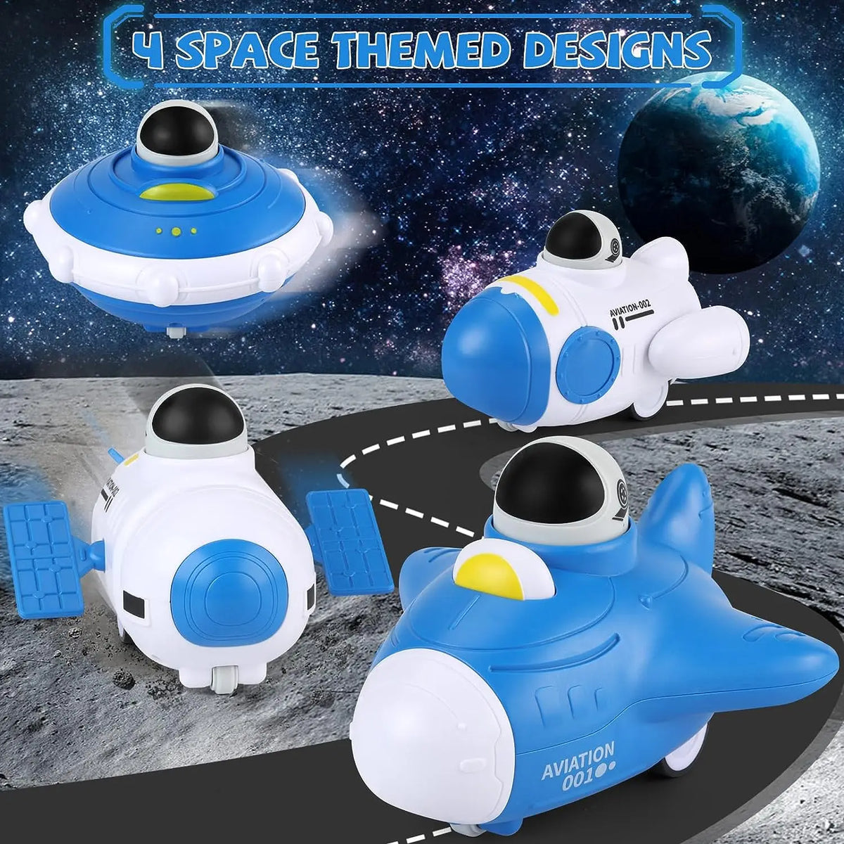 Space Shuttle Pull-Back Toy Car – view 3