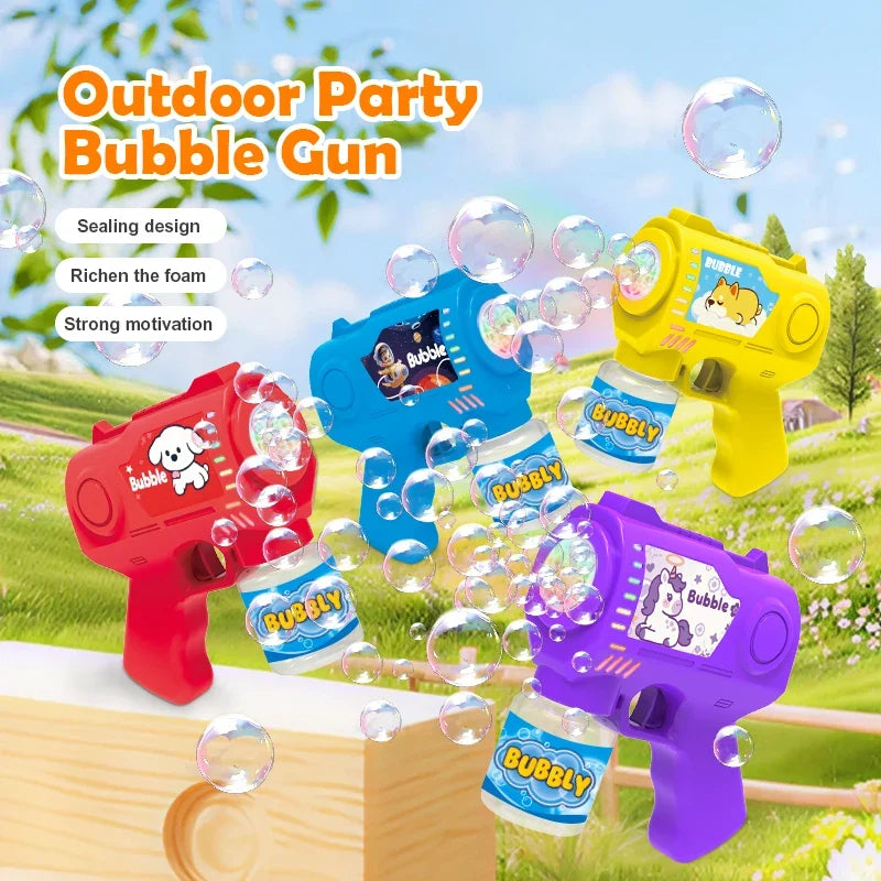 Automatic Cartoon Bubble Gun for Kids – view 3