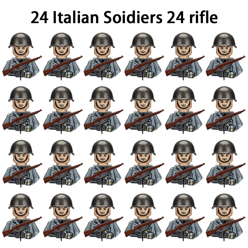 24PCS WWII Army Brick Figures – view 29