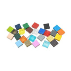 120PCS 1x1 Smooth Tiles, 24 Colors
