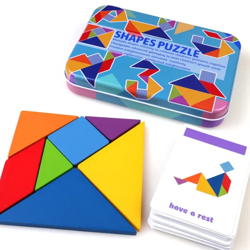 Wooden Tangram Puzzle Game for Kids – view 6