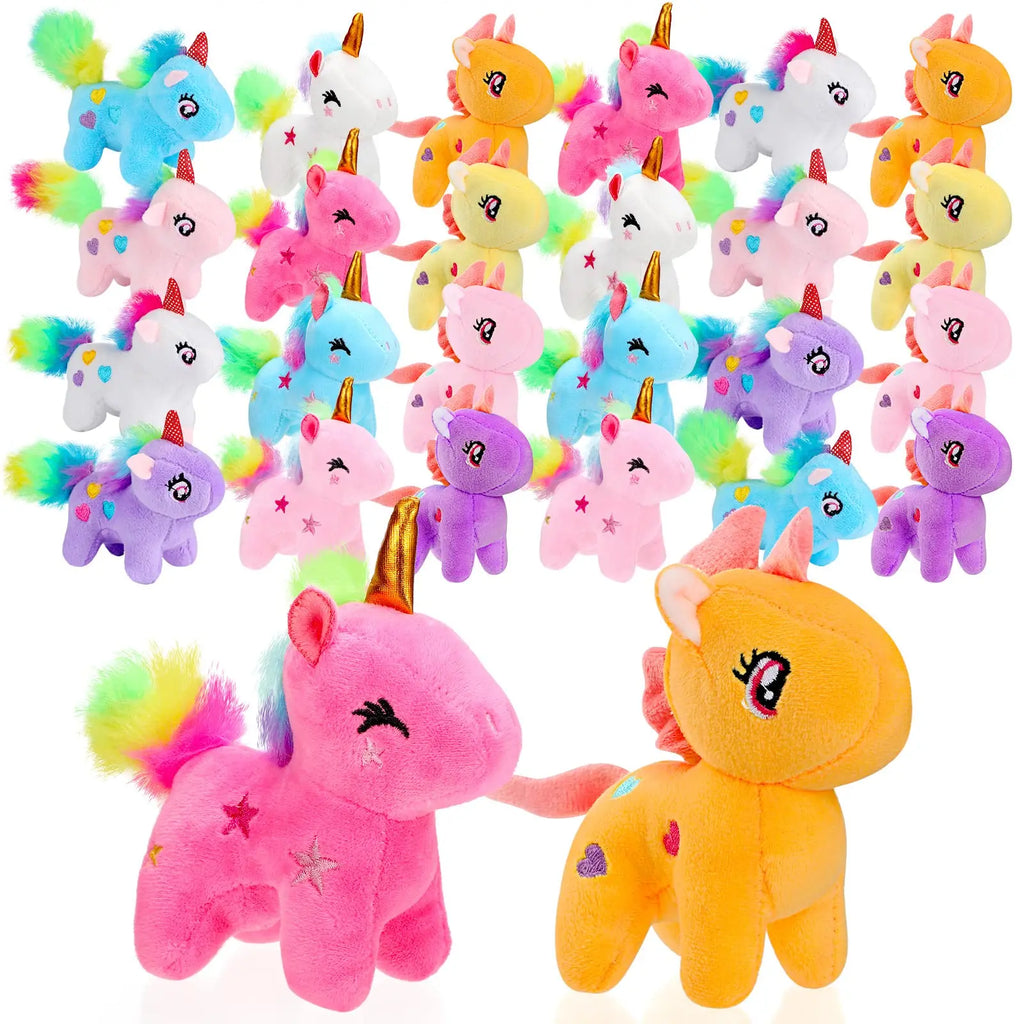 Mini Plush Unicorn Party Favors