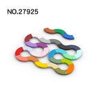 50PCS Macaroni Round Corner Tiles – view 3