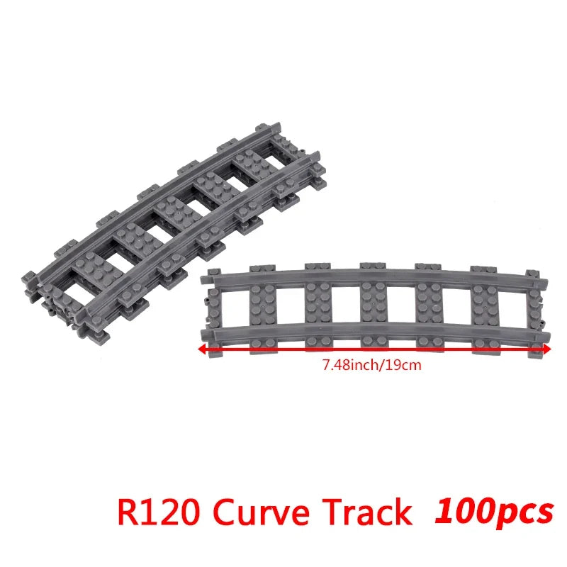 Brick Train Curve Track Parts – view 60
