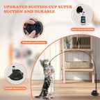 Interactive Cat Teaser Wand with Suction Cup – view 4