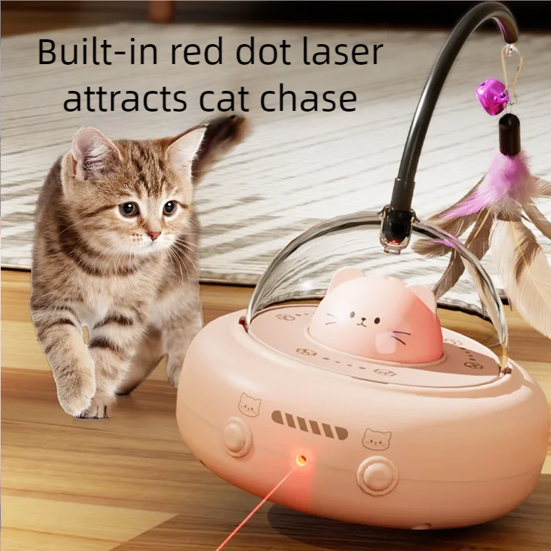 Automatic UFO Cat Teaser Toy