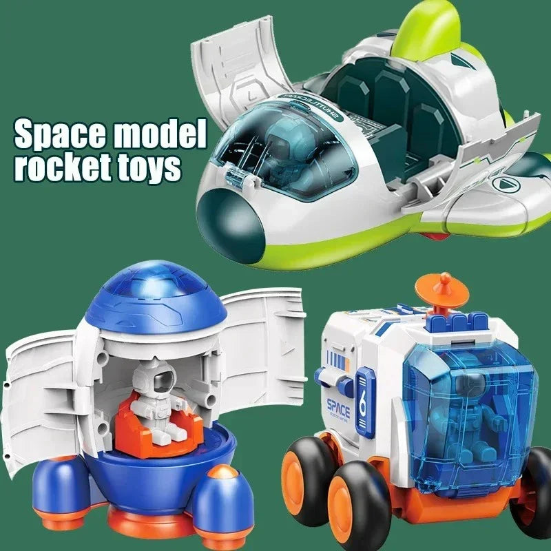 Space Astronaut & Rocket Toy Car Set – view 2
