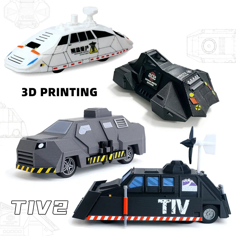 3D Printed Tornado Intercept Vehicle Model