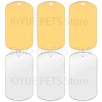 Blank Stainless Steel Dog ID Tags – view 9