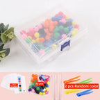 Rainbow Plush Ball Color Sorting Set – view 10