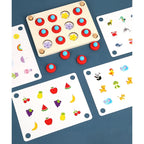 Wooden Fruit & Animal Memory Game – view 4