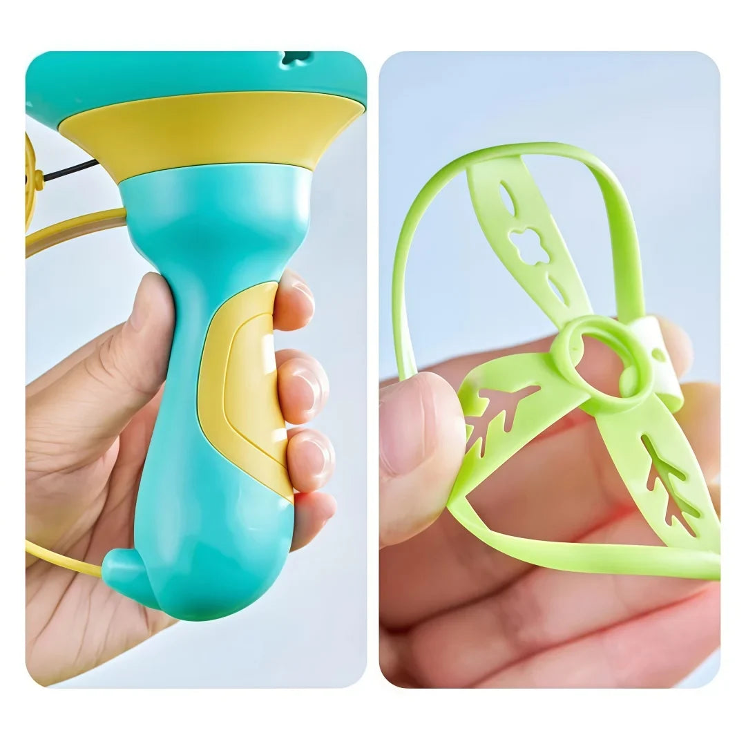 Pull String UFO Flying Disc Launcher – view 5