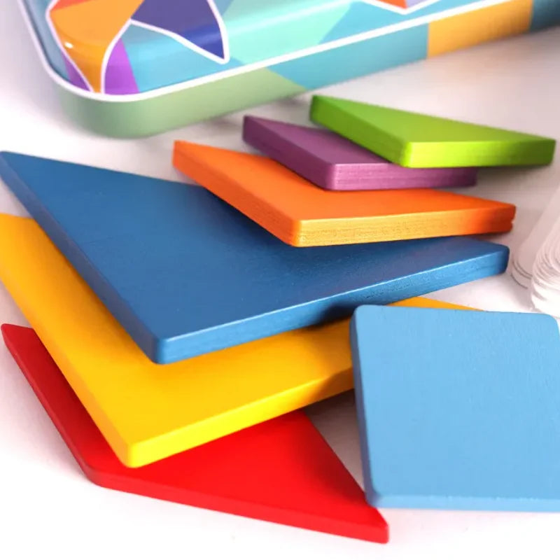 Wooden Tangram Puzzle Game for Kids – view 5