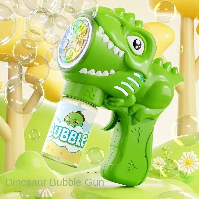 Electric Dinosaur Bubble Gun with Light – view 4
